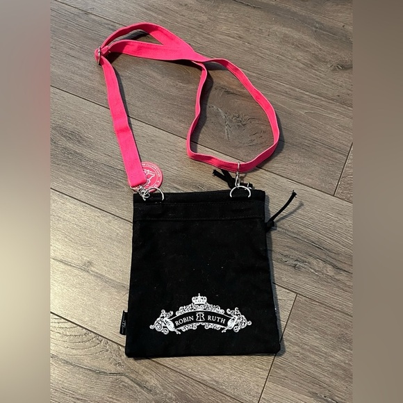 Robin Ruth Pink/Black Crossbody. -Gently used - Picture 7 of 9